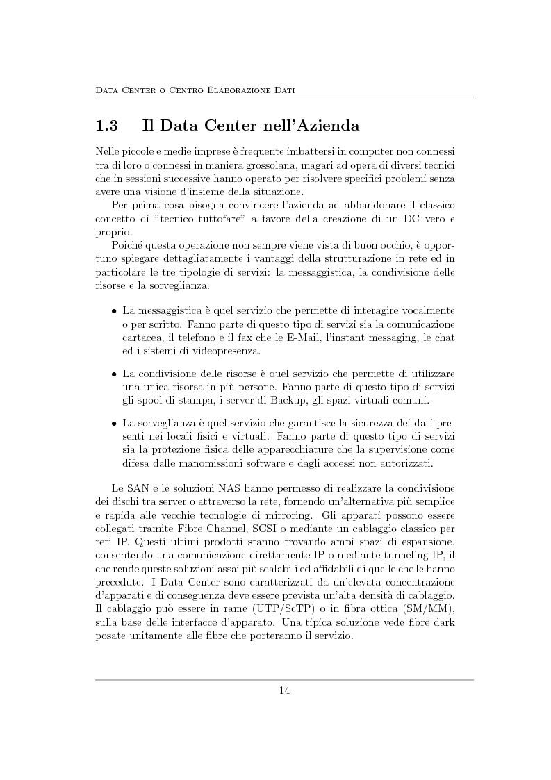 Anteprima della tesi: Virtualizzazione e ottimizzazione di risorse in un data center di una grande organizzazione, Pagina 11
