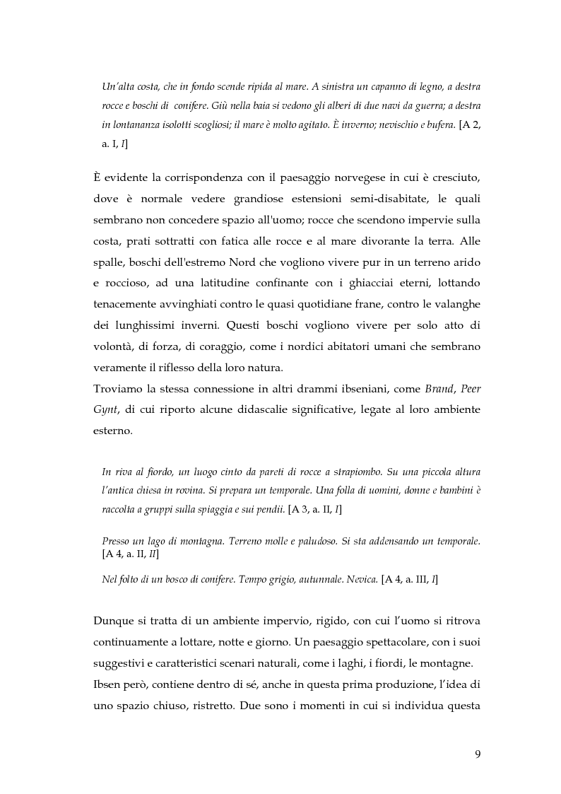 Anteprima della tesi: Spazio e personaggio nel teatro di Ibsen con riferimenti alla produzione di Munch, Pagina 6