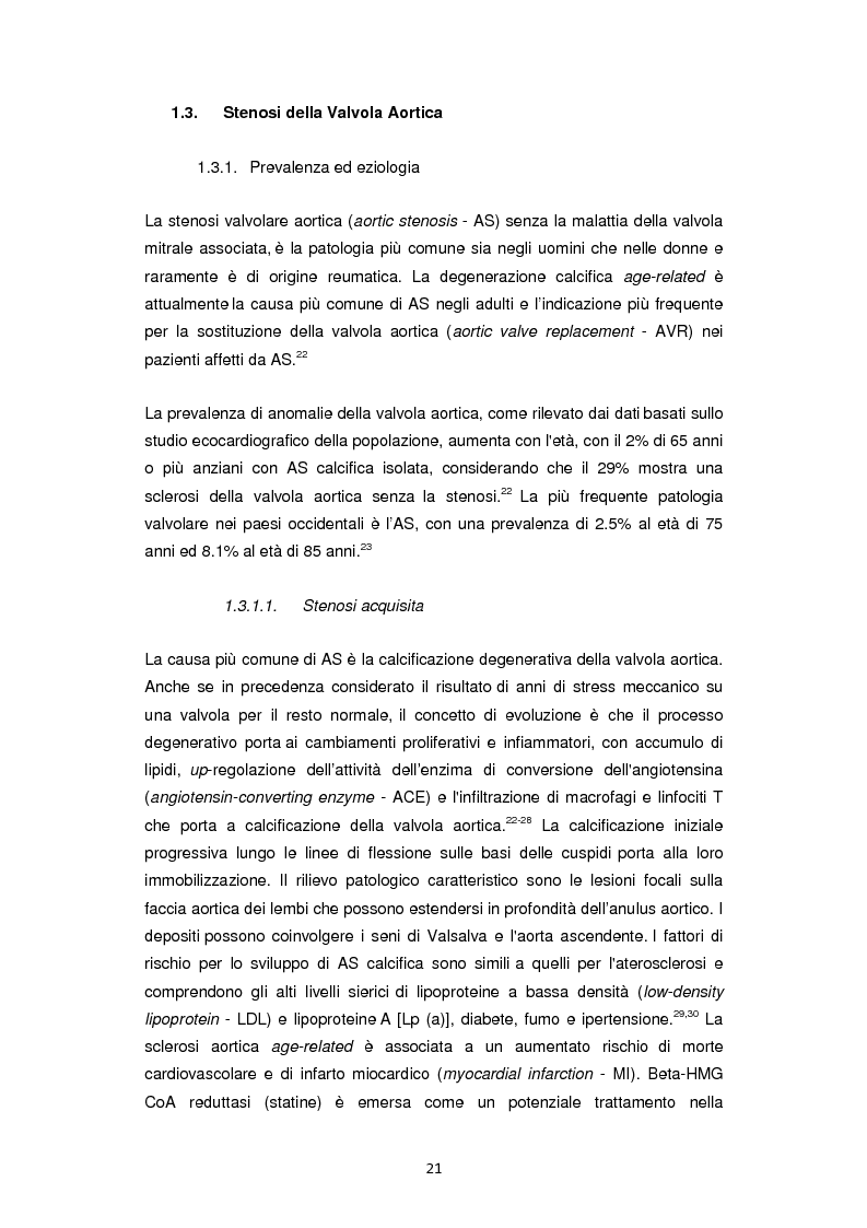 Anteprima della tesi: Nuove frontiere nella chirurgia sostitutiva della valvola aortica, Pagina 13