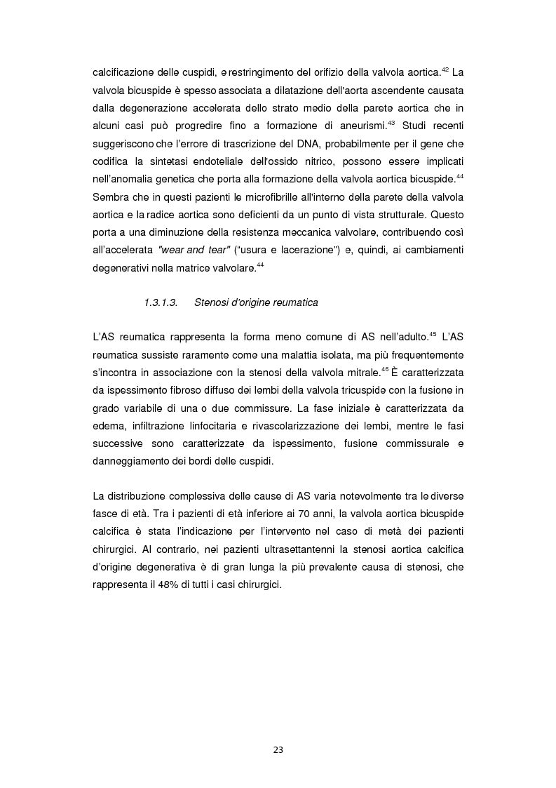 Anteprima della tesi: Nuove frontiere nella chirurgia sostitutiva della valvola aortica, Pagina 15