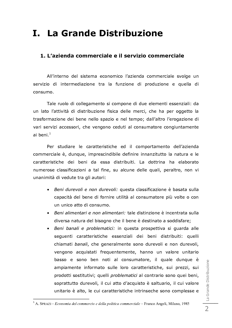 Anteprima della tesi: Da un'innovazione di prodotto ad una distribuzione innovativa: l'out of shelf di Ferrero Gran Soleil, Pagina 6