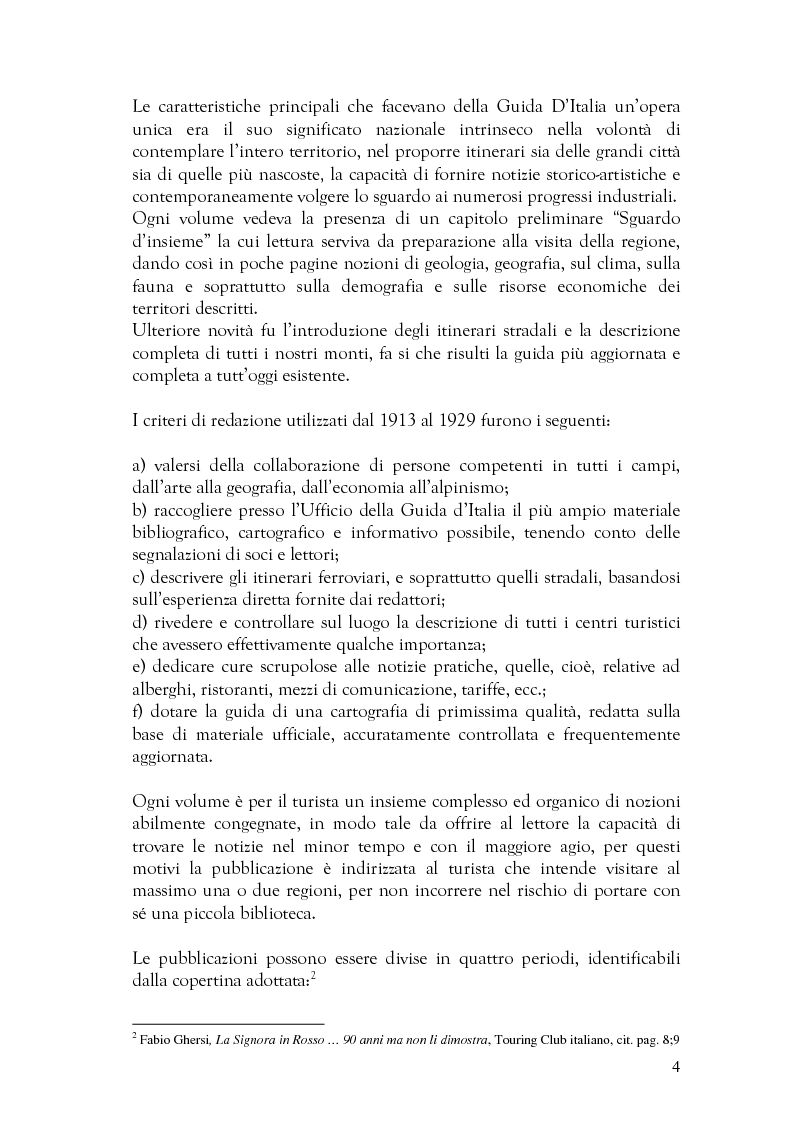 Anteprima della tesi: Alcune forme di scrittura per il turismo a confronto , Pagina 3