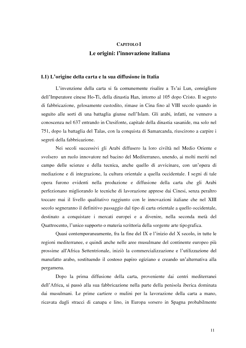 Anteprima della tesi: Tra tradizione e innovazione: l'industria della carta in Italia, Pagina 6