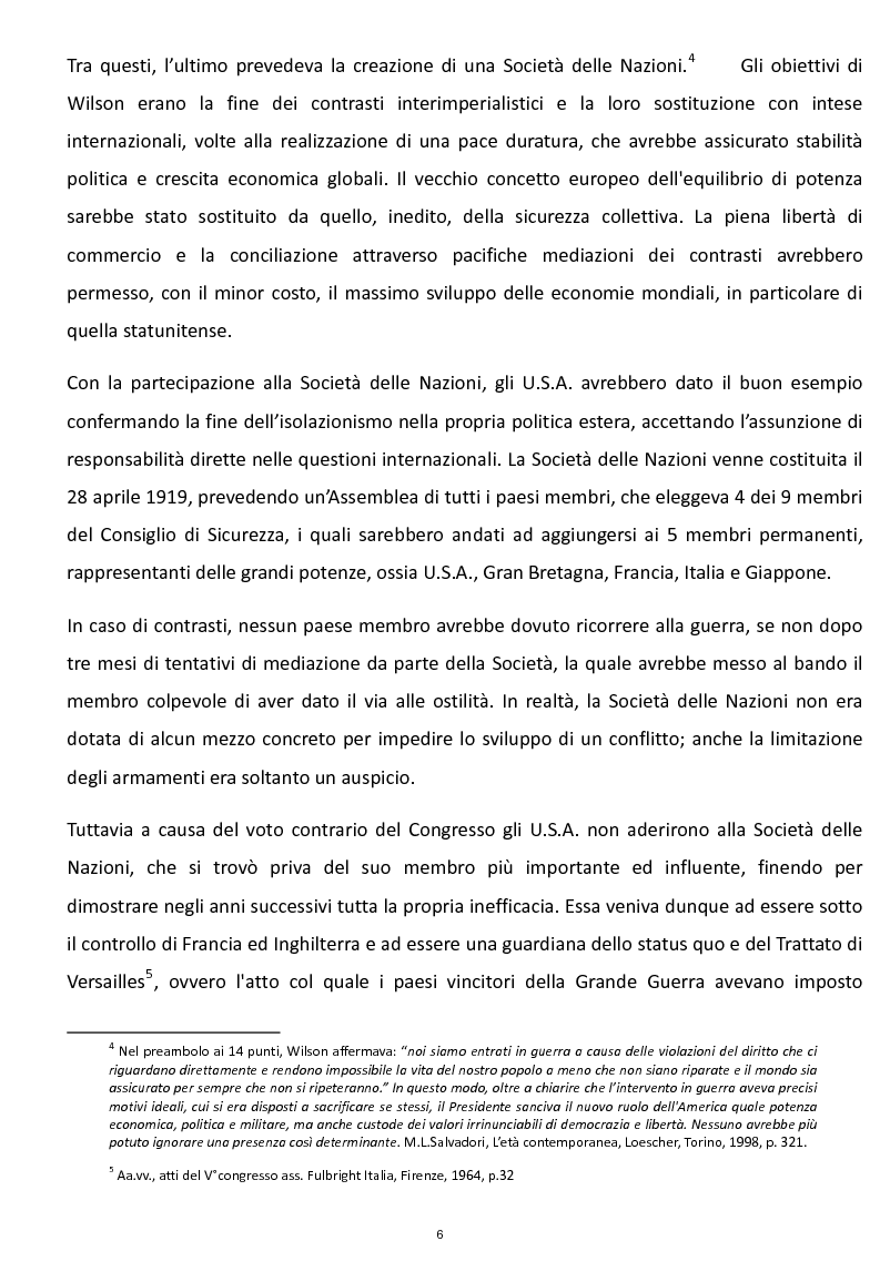 Anteprima della tesi: La Risoluzione Fulbright per gli Stati Uniti d'Europa. La visione americana dell'Europa dopo il secondo conflitto mondiale, Pagina 4