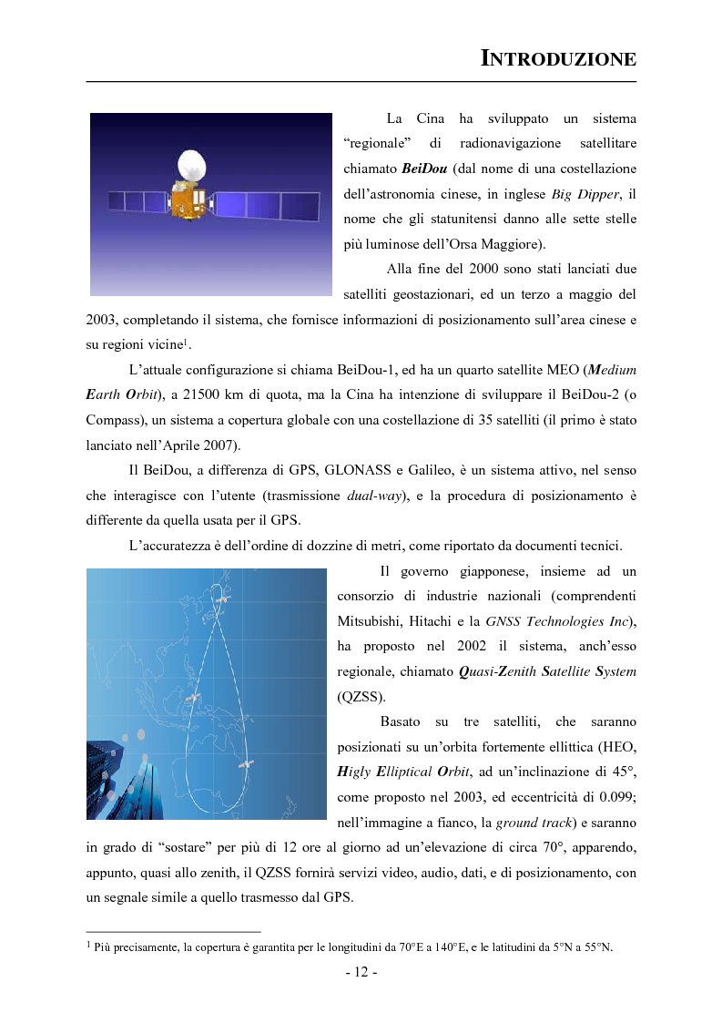 Anteprima della tesi: Analisi ed applicazioni aerospaziali del SIS (Signal In Space) del sistema Galileo, Pagina 2
