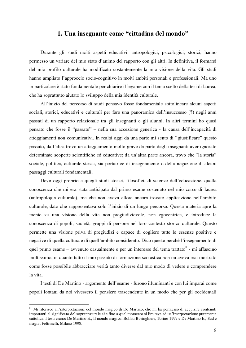 Anteprima della tesi: Identità umana, storia, letteratura. Il rapporto docente-studente., Pagina 5