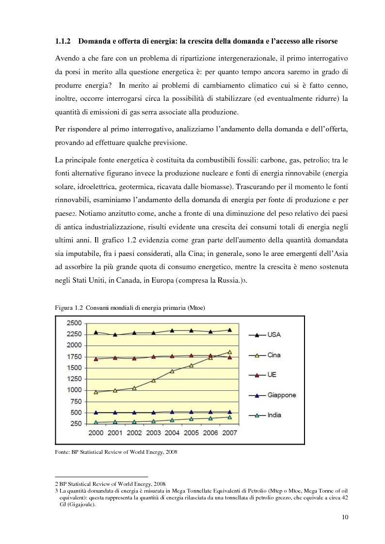 Anteprima della tesi: L'Italia torna al nucleare: elementi critici per la valutazione, Pagina 4