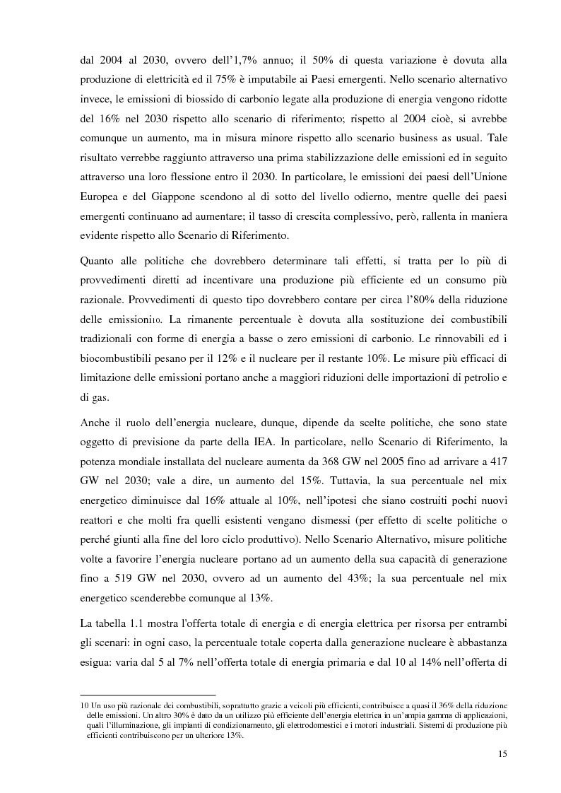 Anteprima della tesi: L'Italia torna al nucleare: elementi critici per la valutazione, Pagina 9