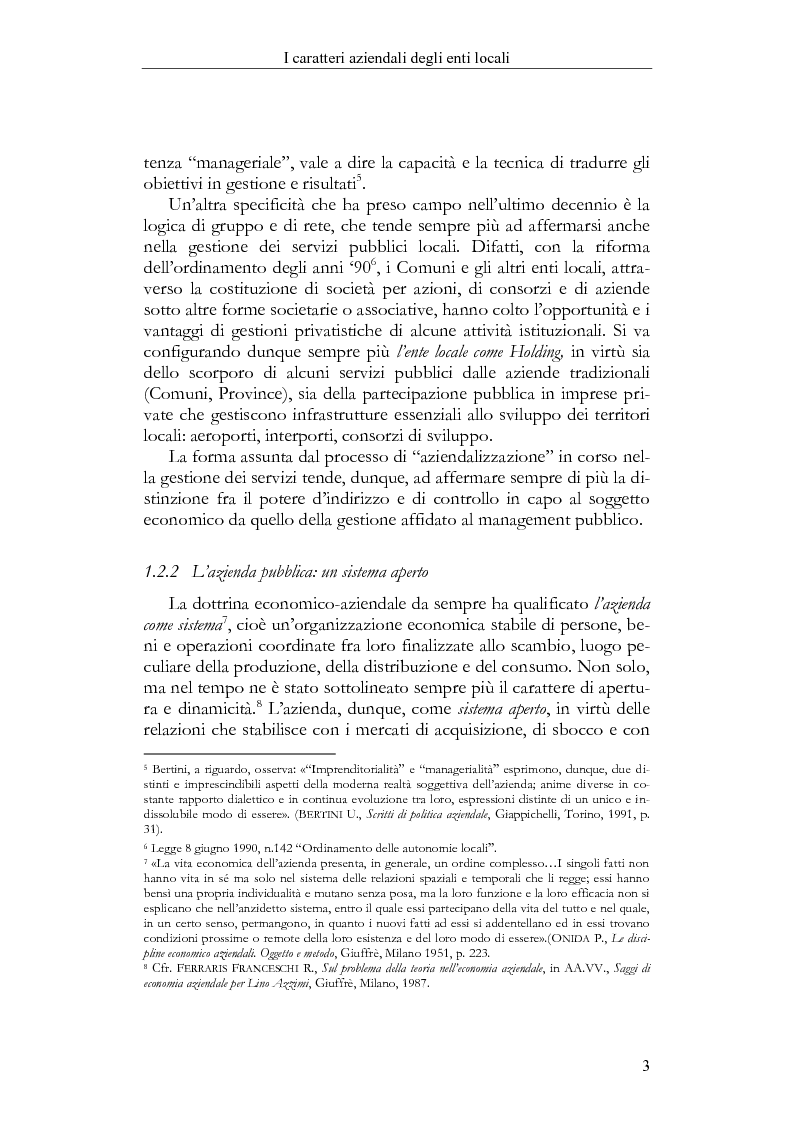 Anteprima della tesi: Il Bilancio sociale negli enti locali. Esperienze a confronto., Pagina 3