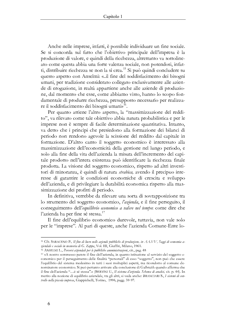 Anteprima della tesi: Il Bilancio sociale negli enti locali. Esperienze a confronto., Pagina 6