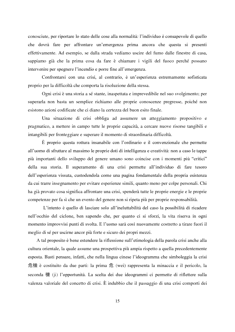 Anteprima della tesi: Crisis Management: la crisi finanziaria e la comunicazione delle banche, Pagina 4