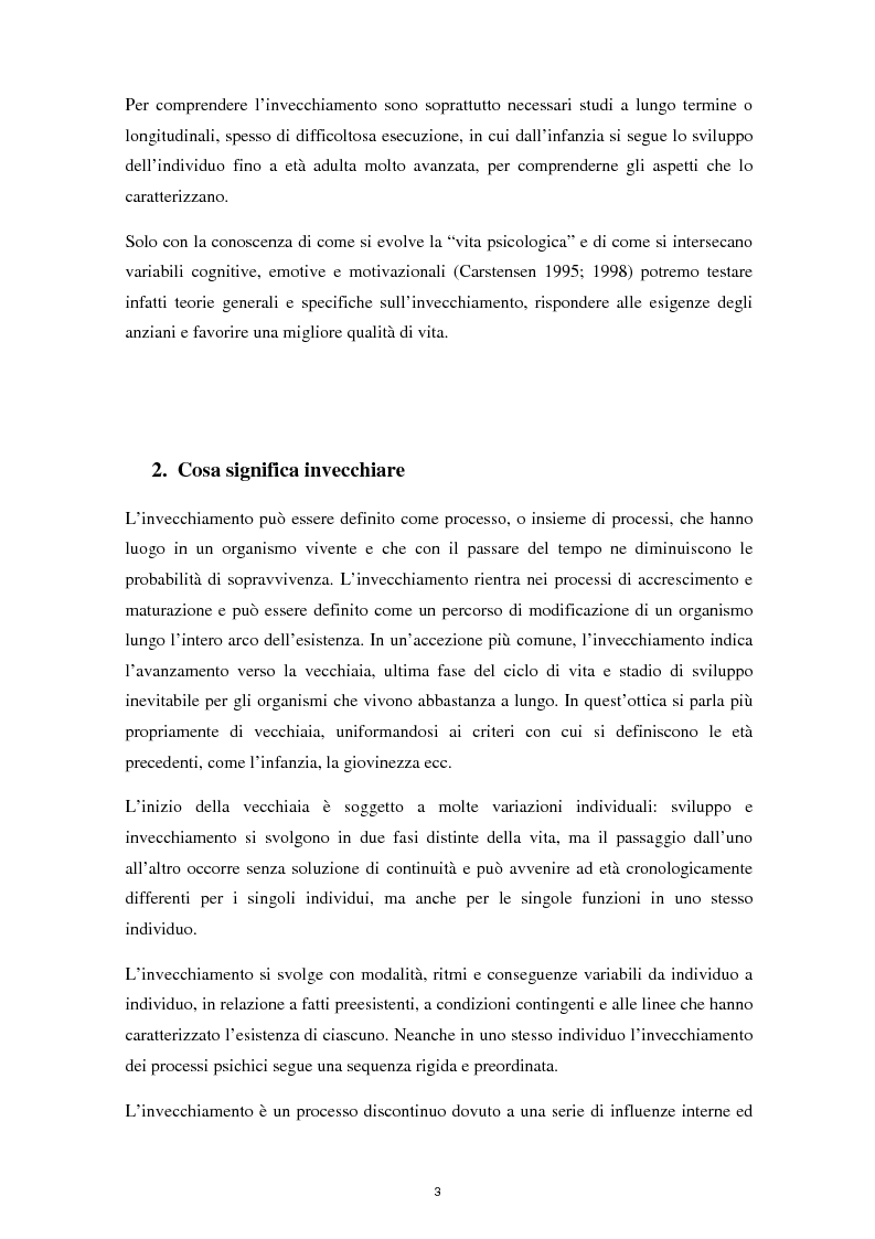 Anteprima della tesi: L’invecchiamento e il ruolo delle emozioni inconsapevoli in un compito di memoria di lavoro, Pagina 4