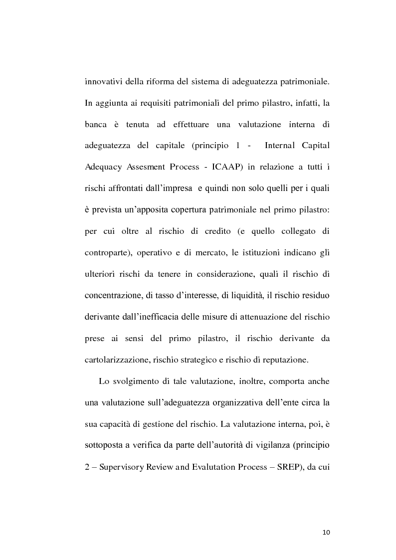 Anteprima della tesi: Il rischio reputazionale. Il caso della Northern Rock, Pagina 8