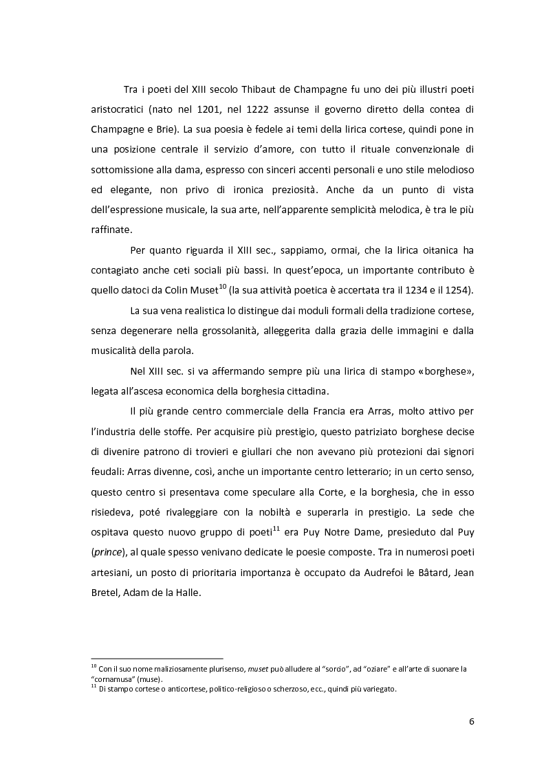 Anteprima della tesi: Le dittologie di joie nella lirica oitanica, Pagina 6