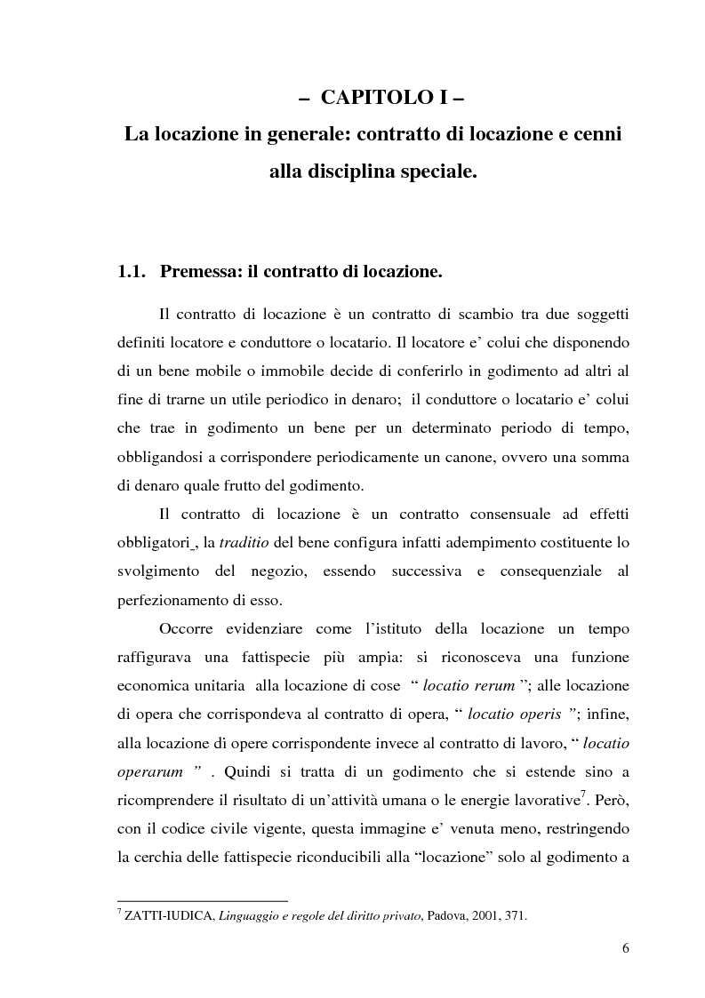 Il Contratto Di Locazione ł Un Contratto Di Scambio Tra Due