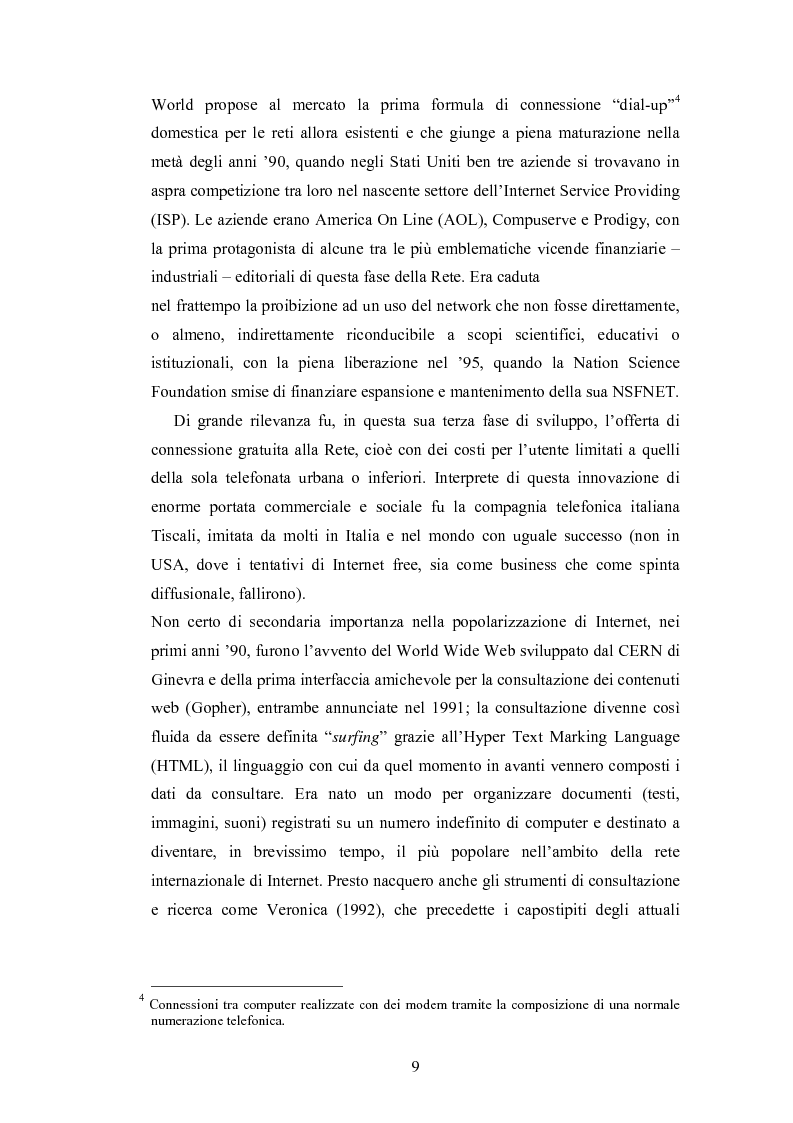 Anteprima della tesi: La promozione internazionale attraverso i siti Web: il caso Barilla, Pagina 7