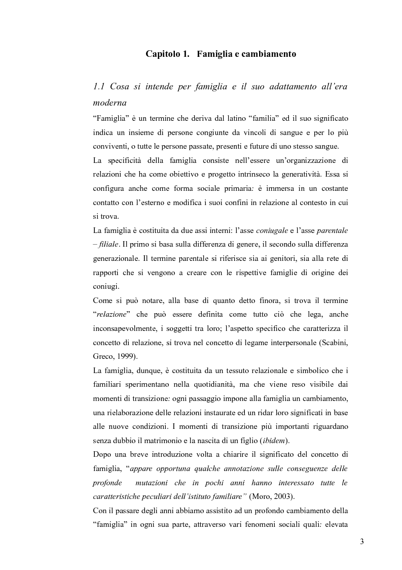 Anteprima della tesi: L'ascolto del minore nei procedimenti di separazione e divorzio, Pagina 3