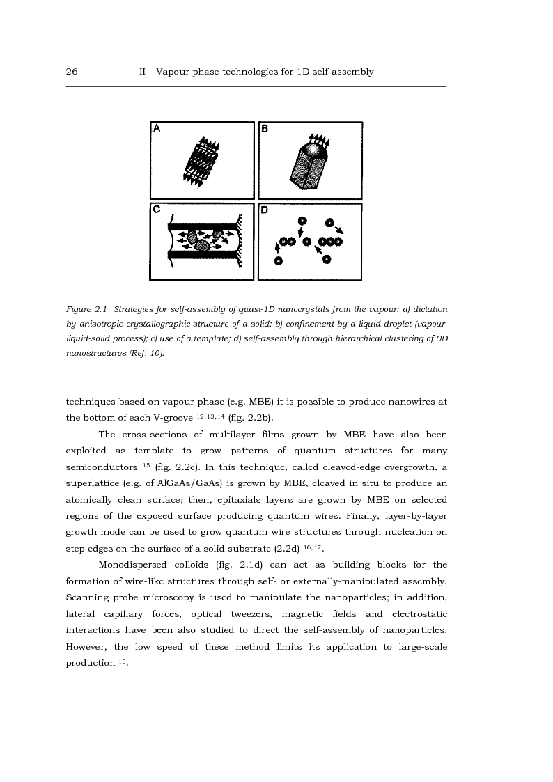 Anteprima della tesi: Au-catalized self-assembly of III-V semiconductor nanowires by metalorganic vapour phase epitaxy, Pagina 4