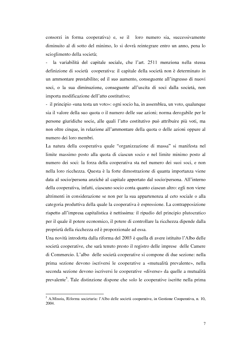Anteprima della tesi: I consorzi di cooperative sociali: aspetti teorici ed applicativi, Pagina 3