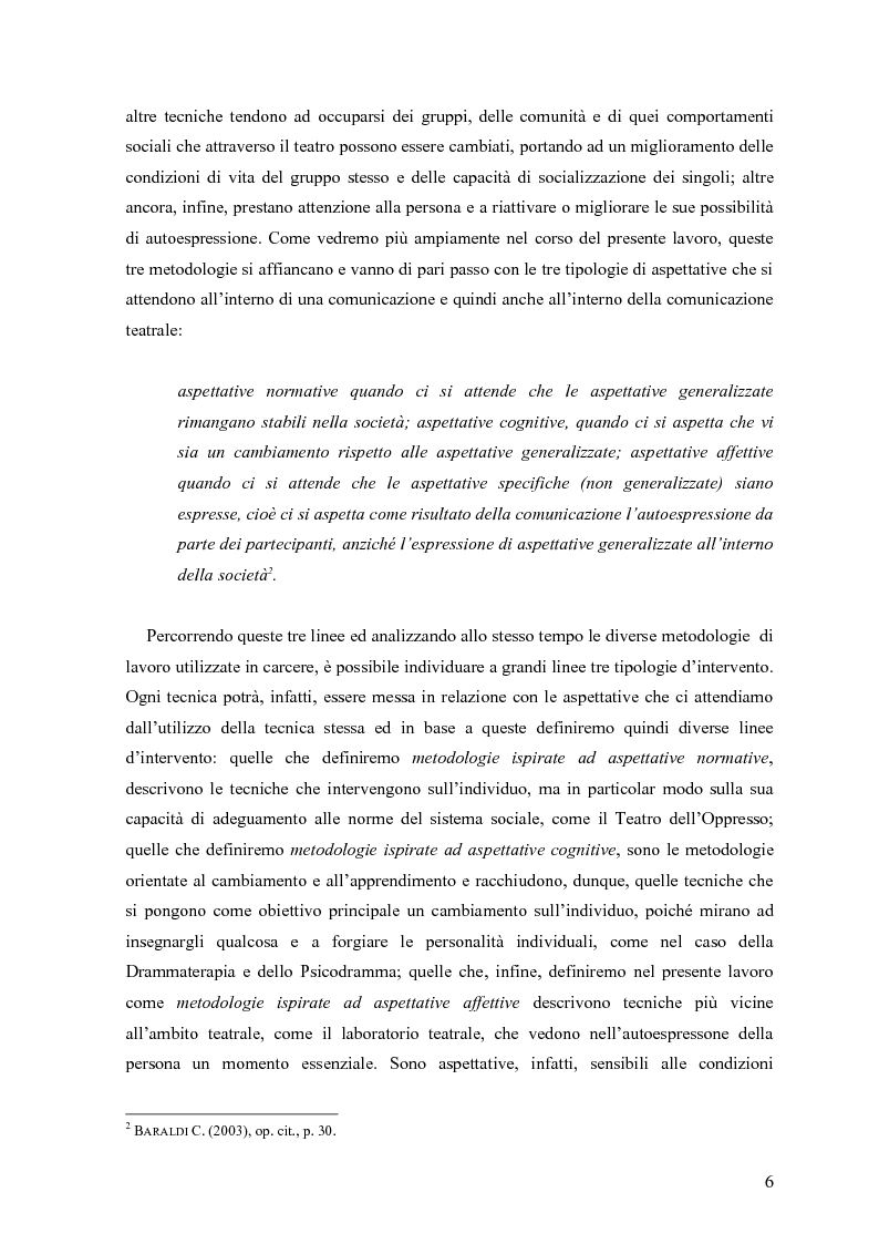 Anteprima della tesi: ''Le voci di dentro''. Percorsi e metodologie del teatro in carcere in Emilia Romagna, Pagina 3
