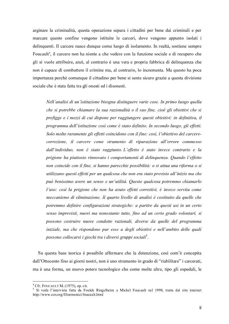 Anteprima della tesi: ''Le voci di dentro''. Percorsi e metodologie del teatro in carcere in Emilia Romagna, Pagina 5