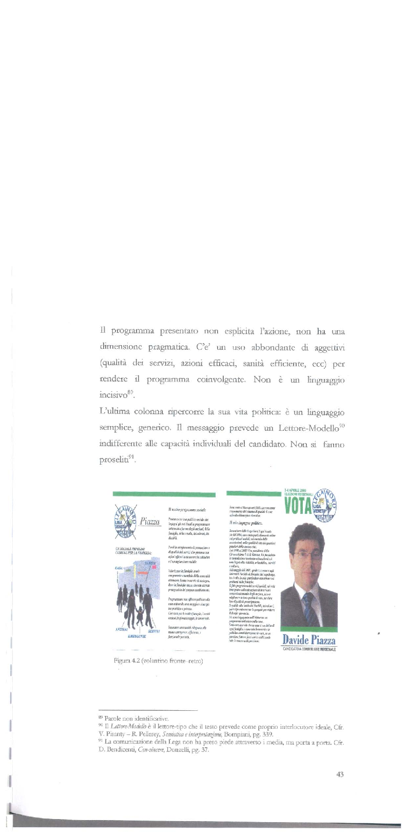 Anteprima della tesi: Strategie di persuasione elettorale durante le regionali 2005 in Veneto, Pagina 13