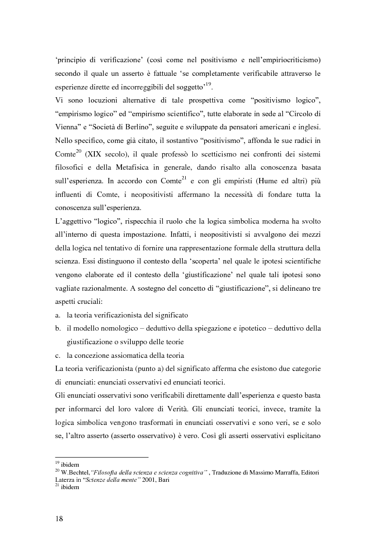 Anteprima della tesi: Rilievi epistemologici e metodologici della valutazione dell’efficacia in ambito socio-sanitario e una ricerca empirica in Sert di due regioni italiane, Pagina 11