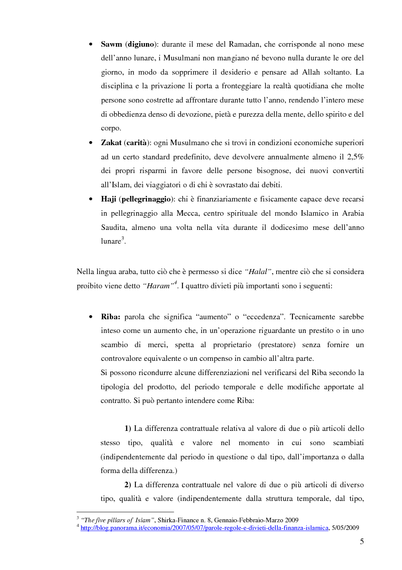 Anteprima della tesi: La finanza islamica, Pagina 4