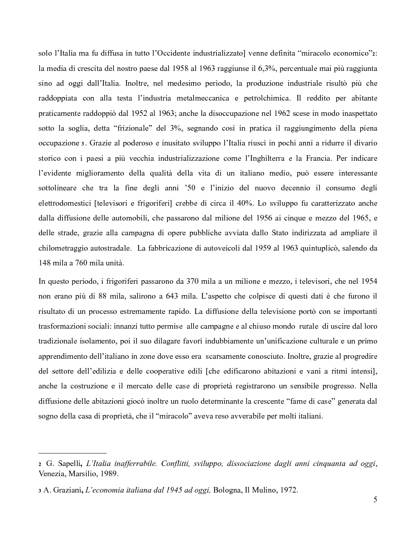 Anteprima della tesi: Cinecittà 1950/60 tra bussiness e mondanità una nuova Hollywood sul Tevere dalle pagine dell'Europeo, Pagina 3