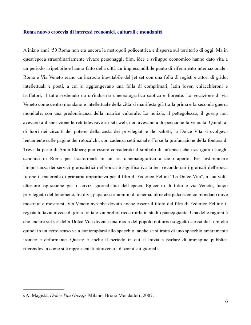 Anteprima della tesi: Cinecittà 1950/60 tra bussiness e mondanità una nuova Hollywood sul Tevere dalle pagine dell'Europeo, Pagina 4