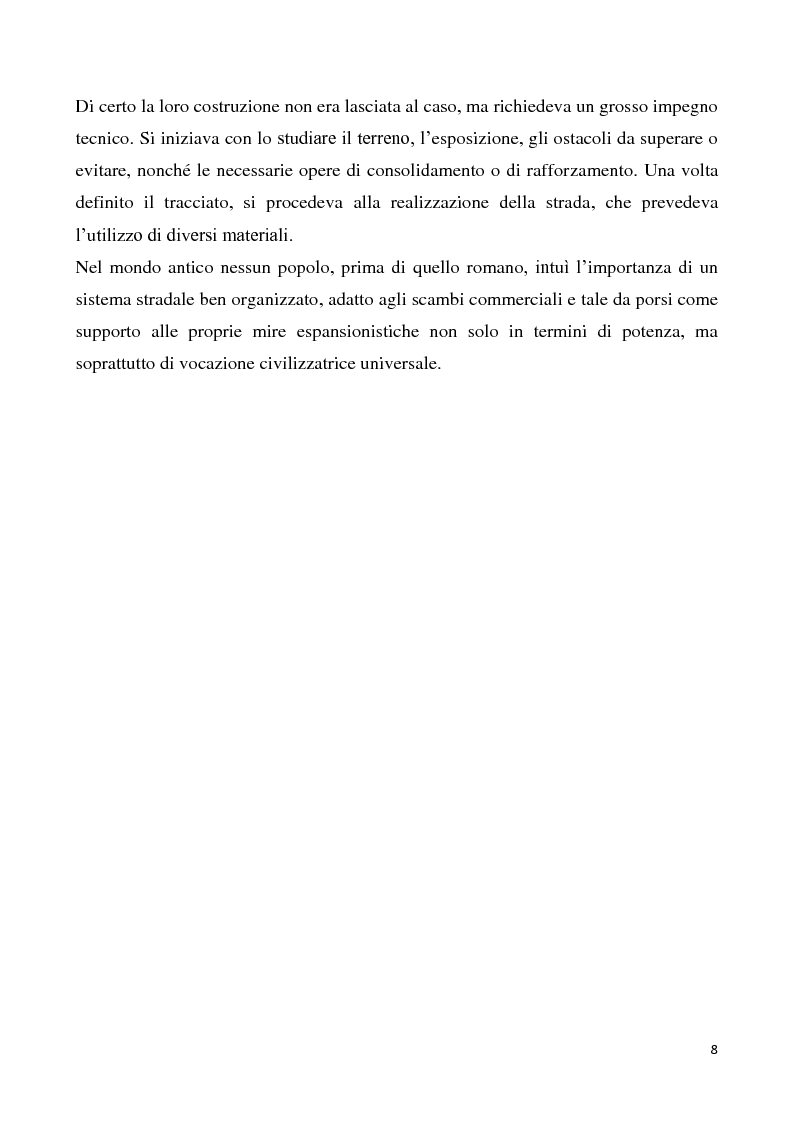 Anteprima della tesi: La scelta del tracciato delle strade romane in rapporto con il territorio, Pagina 5