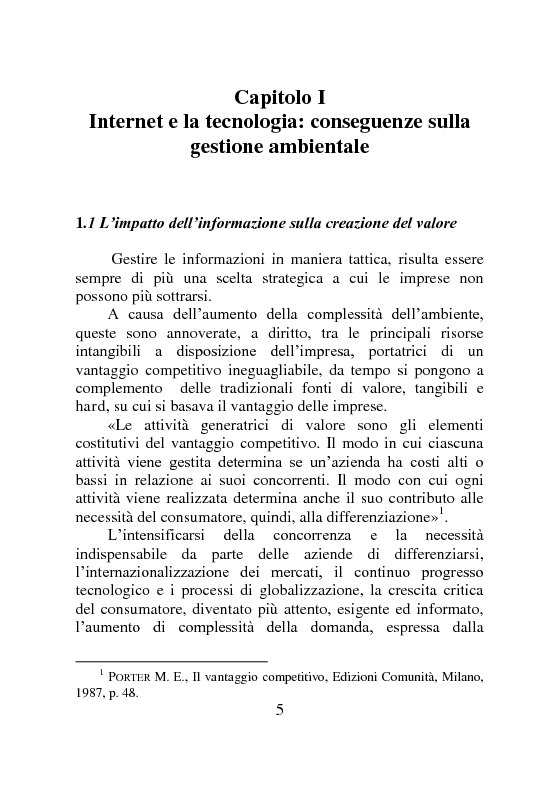 Anteprima della tesi: Il web marketing e la gestione della relazione in Internet. Il caso Mini., Pagina 5