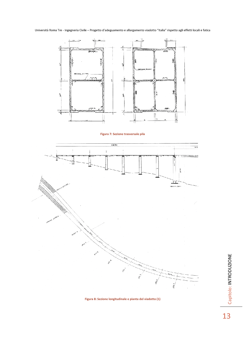 Anteprima della tesi: Progetto d'adeguamento e allargamento viadotto Italia rispetto agli effetti locali e fatica, Pagina 8