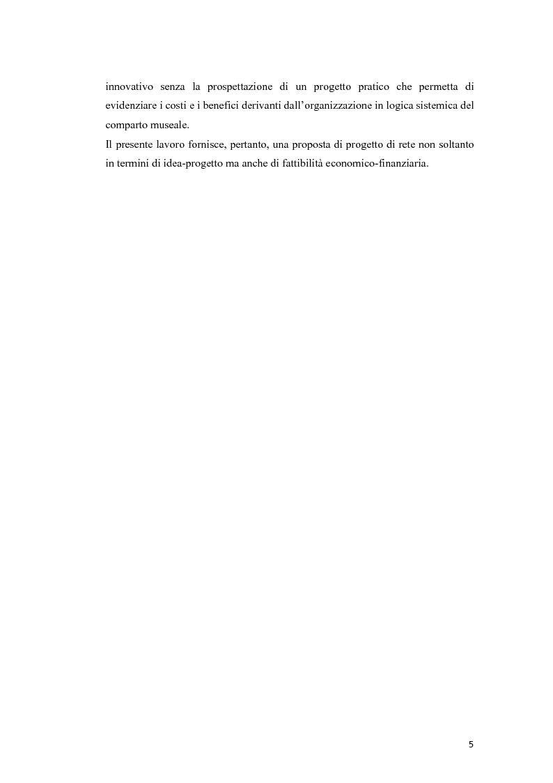 Anteprima della tesi: Le reti museali: analisi delle criticità e delle relative prospettive di sviluppo, Pagina 2