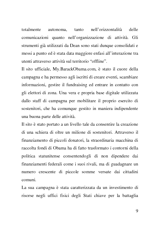 Anteprima della tesi: Comunità virtuali e politica: il caso Barack Obama, Pagina 6