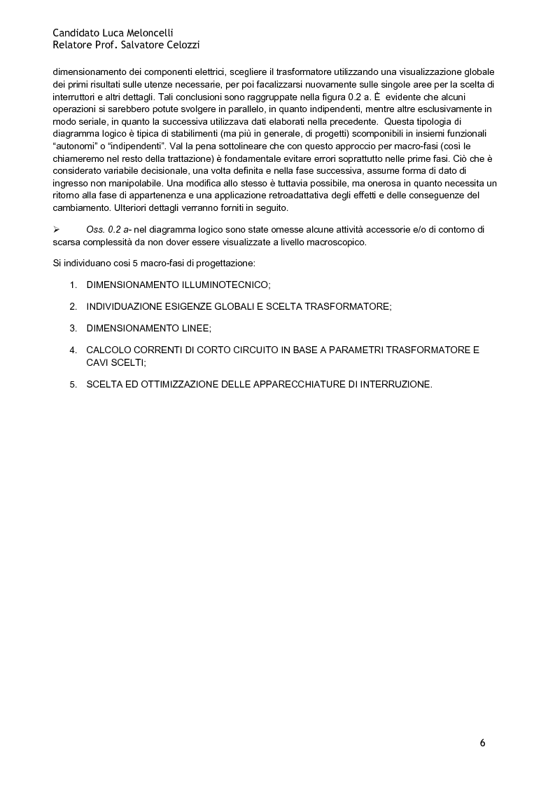 Anteprima della tesi: Design of the Electrical and Lighting systems of a sport centre: planning and management, Pagina 3