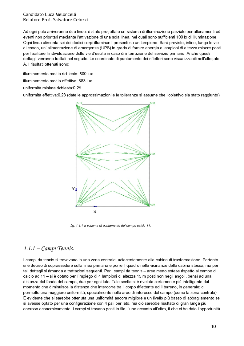 Anteprima della tesi: Design of the Electrical and Lighting systems of a sport centre: planning and management, Pagina 7