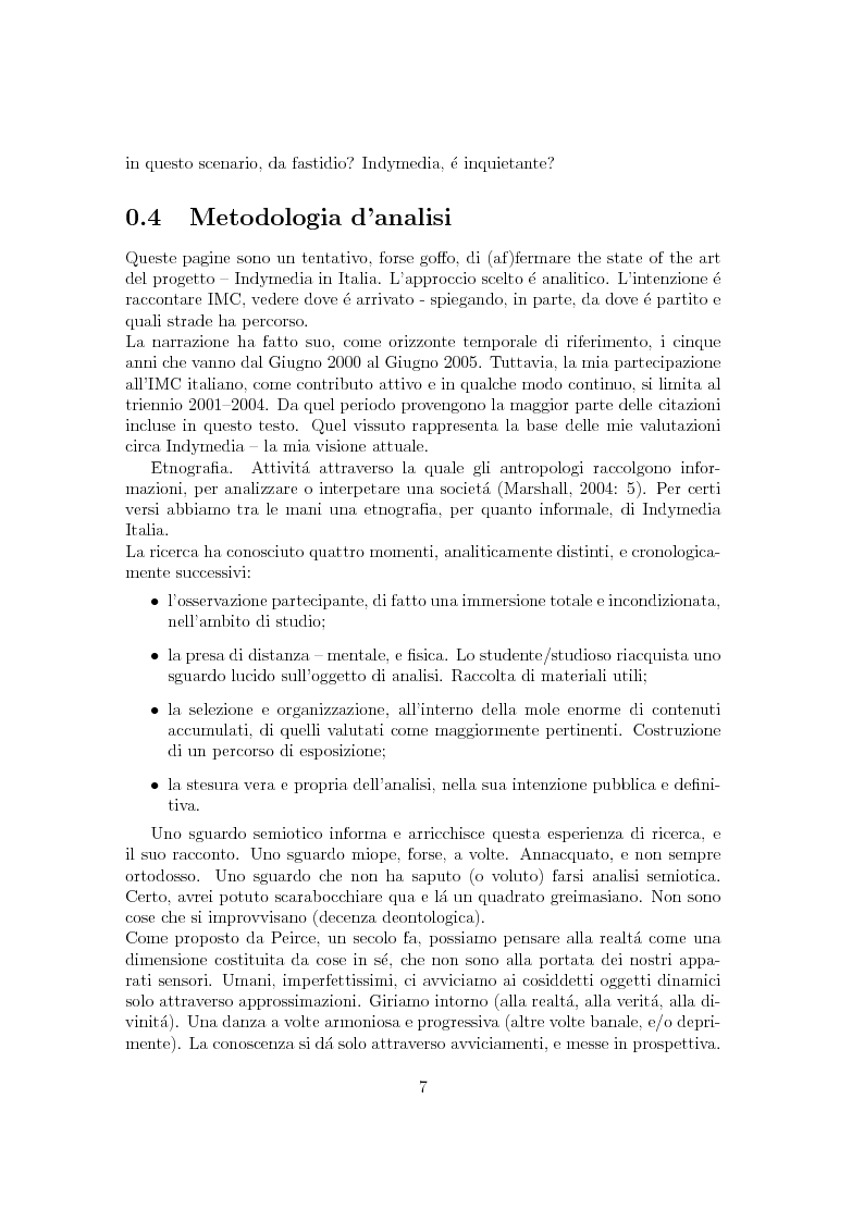 Anteprima della tesi: Indymedia Italia: quando gli hacker fanno politica, Pagina 7
