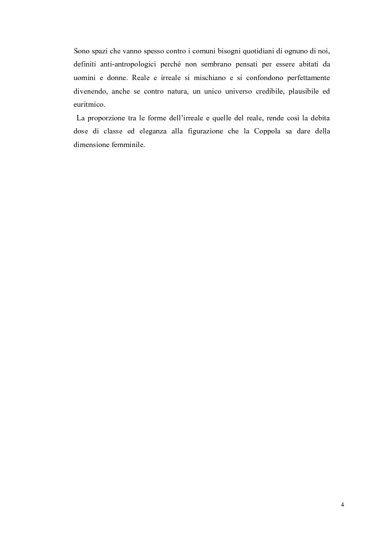 Anteprima della tesi: Smarrimento identitario nel cinema di Sofia Coppola: segni, simboli, suoni, visioni, Pagina 4