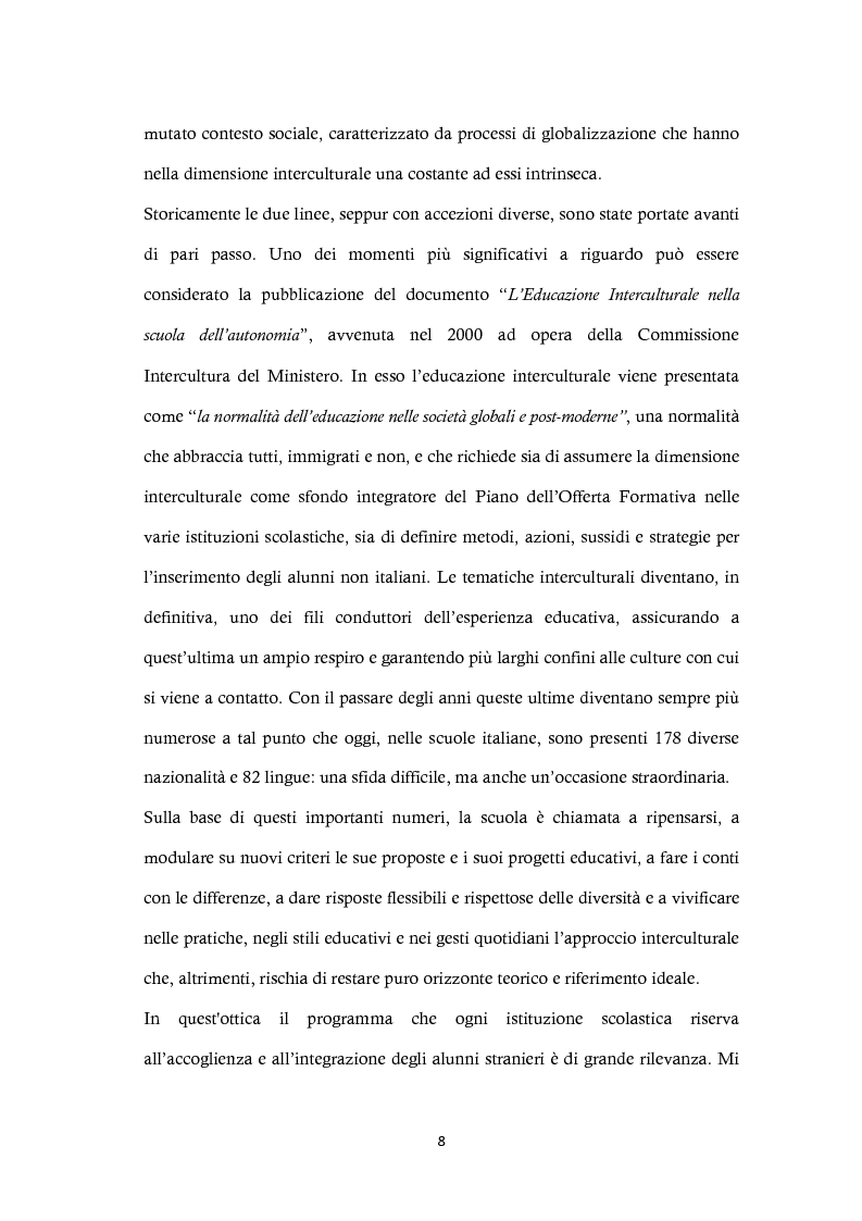 Anteprima della tesi: Valorizzare la varietà linguistica nella classe multiculturale, Pagina 9
