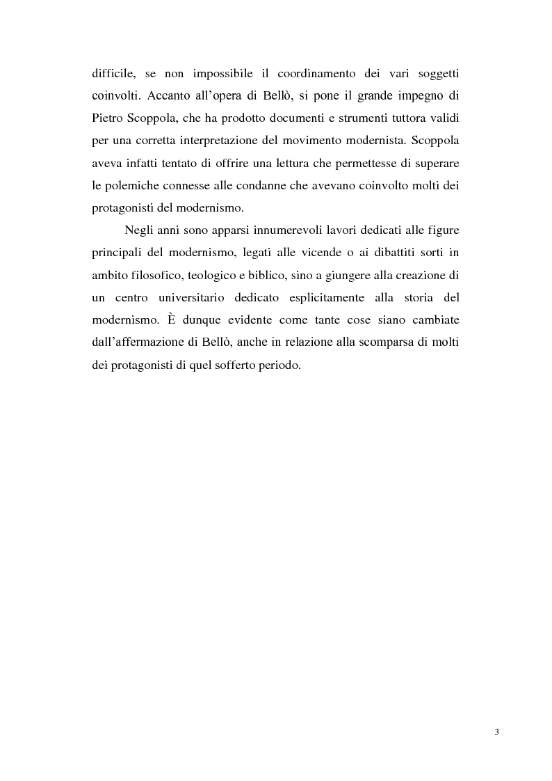 Anteprima della tesi: Marie-Dominique Chenu, tra modernismo e medievismo, Pagina 2