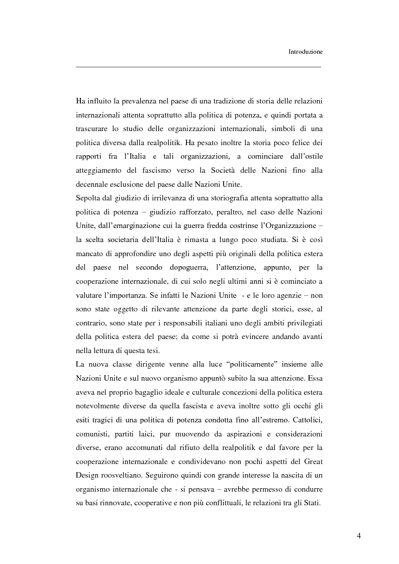Anteprima della tesi: Un multilateralismo convinto: l'Italia nell'Onu, Pagina 2