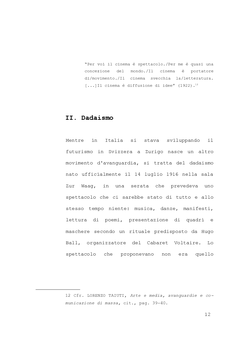 Anteprima della tesi: Videoarte, nascita e analisi critica, Pagina 12