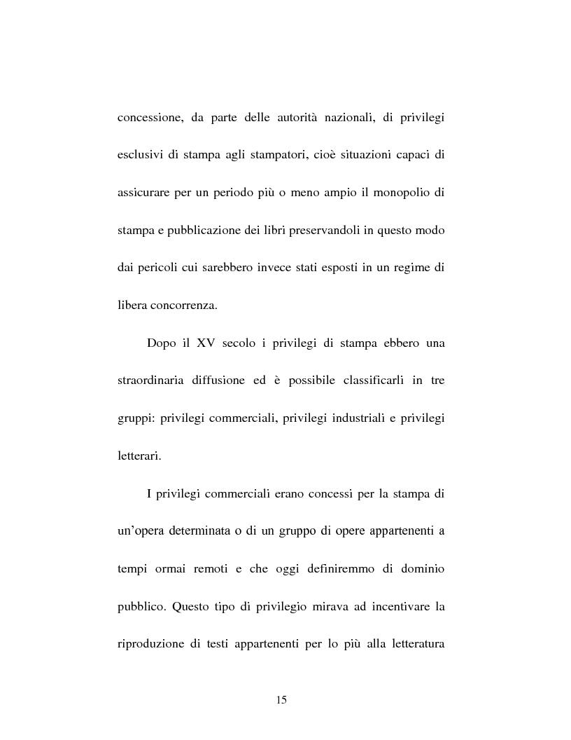 Anteprima della tesi: Il diritto d'autore tra pubblicazione ed inedito, Pagina 15
