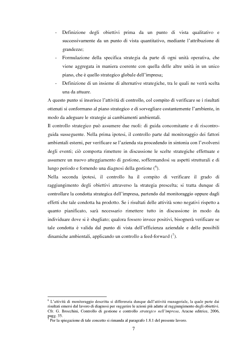 Anteprima della tesi: Il controllo di gestione nelle imprese di servizi: il caso della Viemme Consulting Srl, Pagina 7