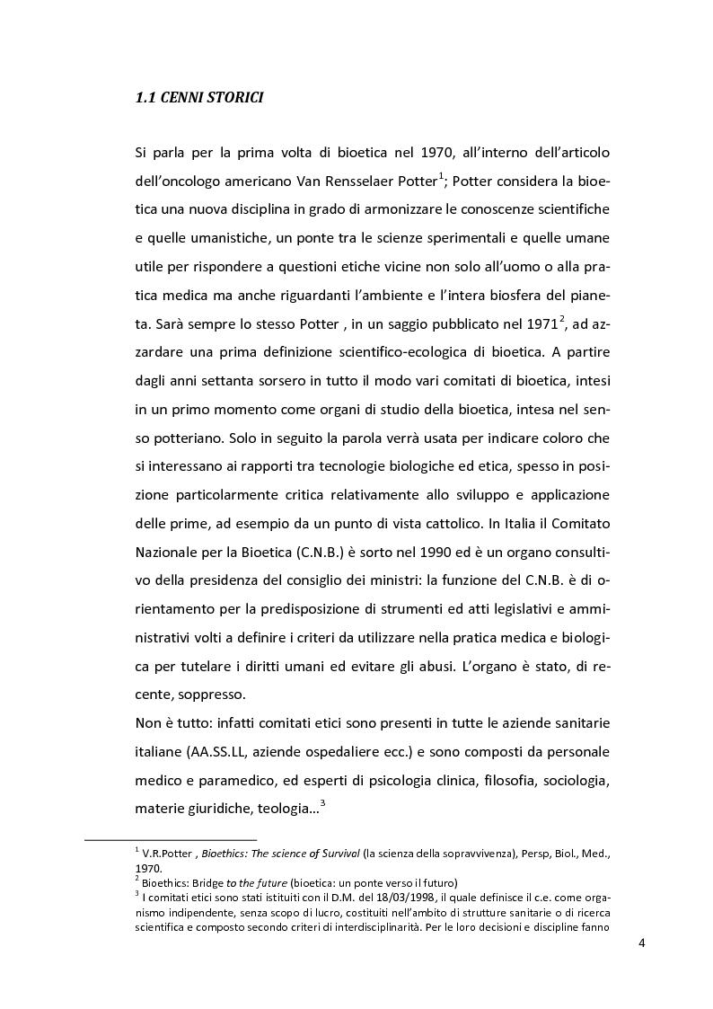 Anteprima della tesi: Lo statuto giuridico dell'embrione nella legge 40/2004, Pagina 4