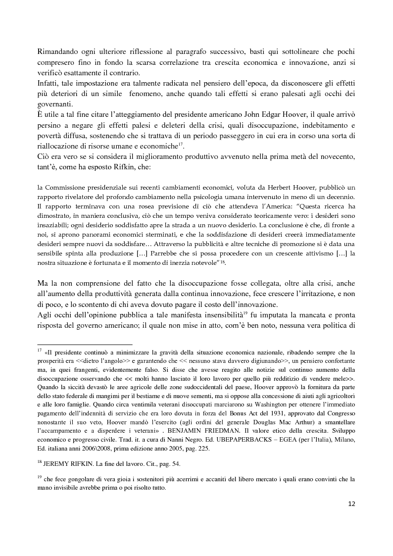 Anteprima della tesi: L'economia ai tempi delle crisi. Etica e nuovi modelli di sviluppo., Pagina 10