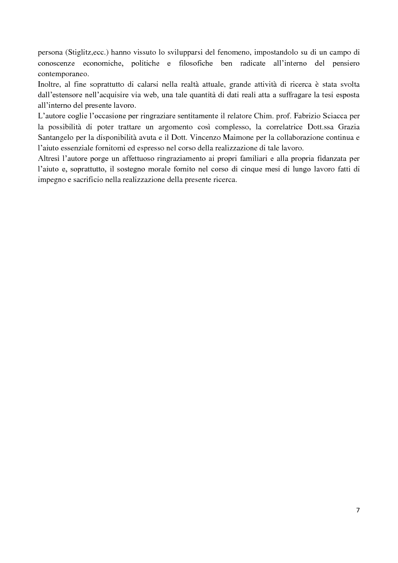 Anteprima della tesi: L'economia ai tempi delle crisi. Etica e nuovi modelli di sviluppo., Pagina 5