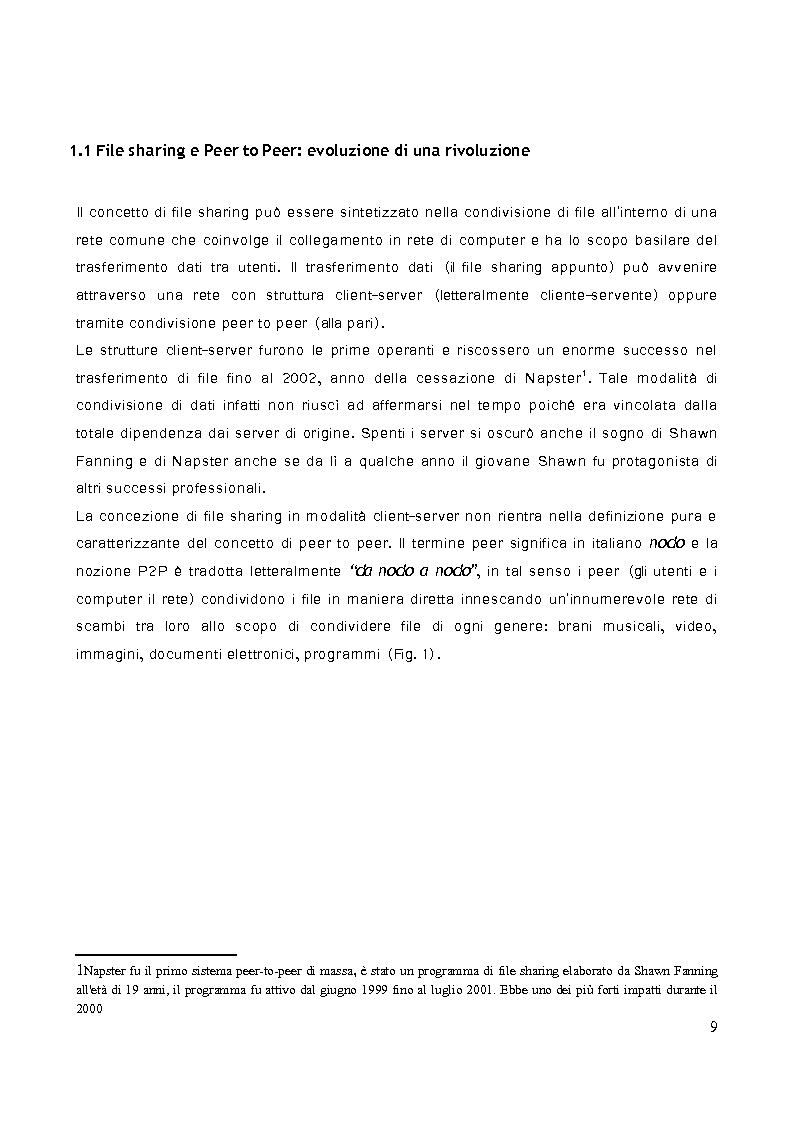Anteprima della tesi: Musica digitale e Peer to Peer: una ricerca sugli aspetti psicosociali, Pagina 4