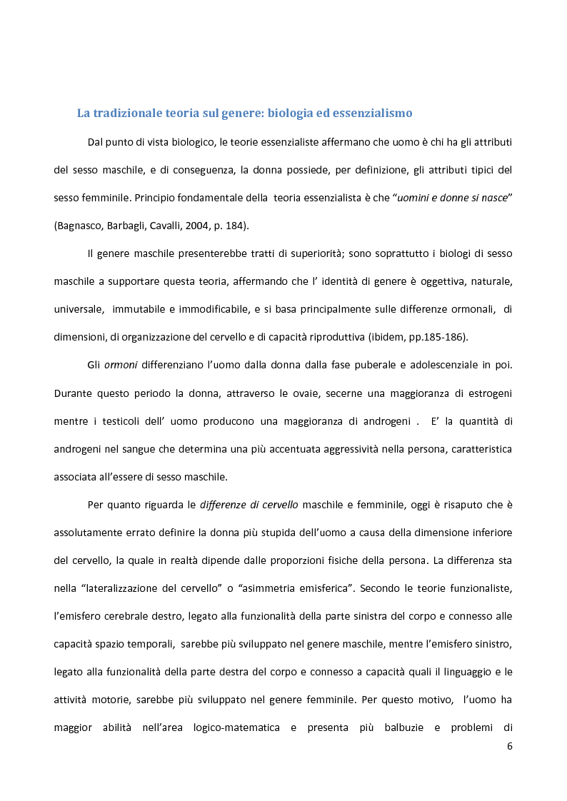 Anteprima della tesi: Crisi e maschilità tra costruzione e realtà. Conseguenze e possibili soluzioni., Pagina 2